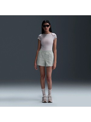 Nike Sportswear Essential Kadın Gri Şort / FV6622-034