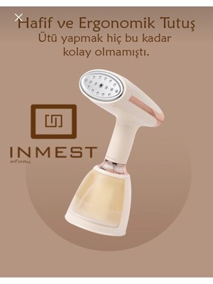 Angelphoto  220 - 240 V K-03 Beyaz Buharlı Kırışık Giderici Taşınabilir Seyahat Boy Dikey Ütü Yeni Nesil Teknol