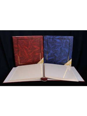 Angelphoto  Bordo Albüm Manyetik Yapışkanlı Fotoğraf Albümü 20 Yaprak 40 Sayfa 29X29