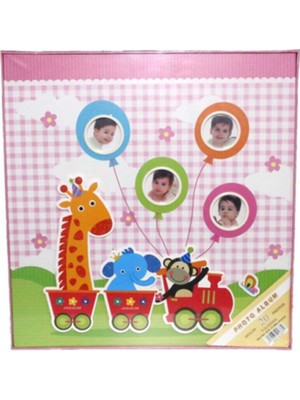 Angelphoto  20 Yaprak [40 Sayfa] Yapışkanlı Bebek Albümü(Pembe)