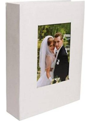 Angelphoto  Beyaz 10X15 200'LÜK Vinleks Deri Fotoğraf Albümü