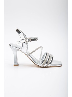 Miss Zülüf Kadın Topuklu Taş Bieli Ayna Malzeme Ayakkabı