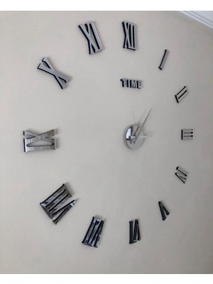 PremiumPort Roma Rakamlı Gümüş Saat, Zarif ve Şık Tasarım, 10 cm