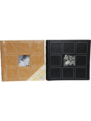 Angelphoto  10X15CM 200'LÜK Lüks Deri Fotoğraf Albümü [memo](Kahverengi)