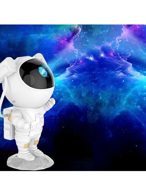 Angelphoto  Astronot Projektör Gece Lambası Yıldız Galaxy Efekti