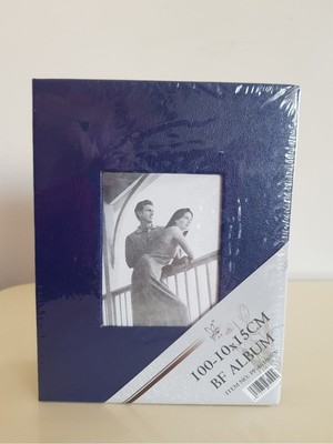 Angelphoto  Istediğiniz Renk 100LÜ 10X15CM Fotoğraf Albümü - Deri Kaplı Foto Pencereli - Aile Resimleri - Lacive