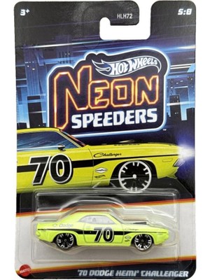 Hot Wheels Neon Yarışçılar Dodge Hemı Challenger 70  HLH72 - JKX97