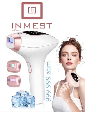 Angelphoto  Inmest Infinity Ipl Lazer Epilasyon Cihazı 999.999 Atım 9 Kademe Ağrısız Vücut ve Yüz Cıhazı