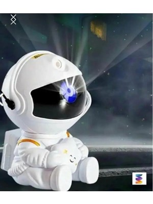 Angelphoto  Astronot Projektör Gece Lambası Yıldız Galaxy Efekti