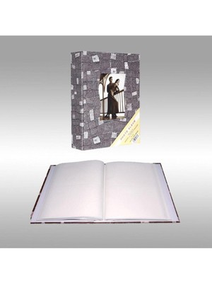 Angelphoto  10X15CM 200'LÜK Ofset Baskılı ve Desenli Fotoğraf Albümü Gri