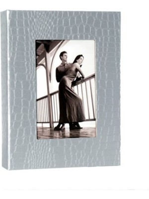 Angelphoto  15X21CM 100'LÜK Vinleks Deri Fotoğraf Albümü Gri