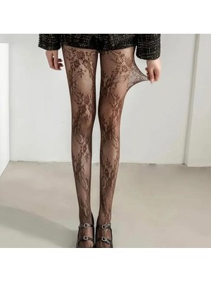 İsra Ayyıldız Moonstar Collection Çiçekli Dantelli Pinterest Y2K Victorian Külotlu Çorap