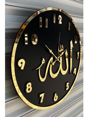 PremiumPort Ahşap ve Pleksi Malzemeden Şık Duvar Saati, Modern Tasarım ve Dayanıklılık