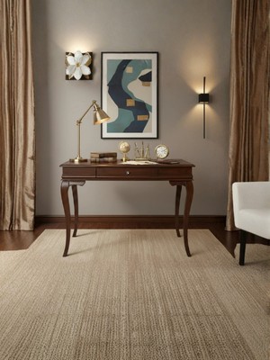 Gazzini Furniture Wellington Rustik Ahşap Çalışma Masası 80X125