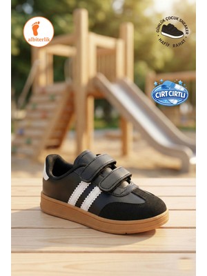 Albishoes Unisex Kız - Erkek Çocuk Cırt Cırtlı Günlük Okul Çocuk Sneaker Ayakkabı Spor Ayakkabı