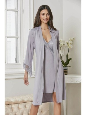 Pierre Cardin 5040 6'lı Modal Gecelik Sabahlık Çeyiz Seti Royal