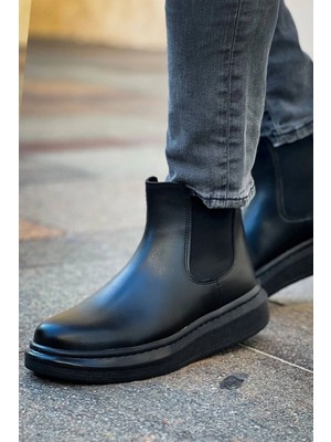 Natural Shoes MN613 - Cst Erkek Ayakkabı Sıyah