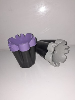  kokusuz çiçek desenli 2'li küllük