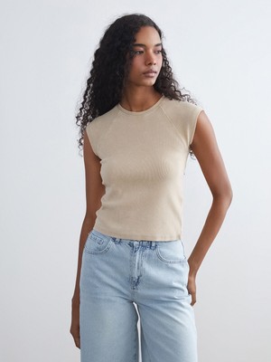 Lc Waikiki Yeni Sezon Bisiklet Yaka Kadın Tişört