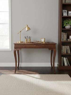 Gazzini Furniture Wellington Rustik Ahşap Çalışma Masası 80X125