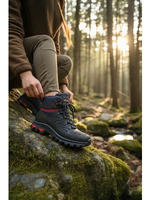 Enoch Erkek Su Geçirmez Kürklü Waterproof Outdoor Trekking ve Dağcı Botu