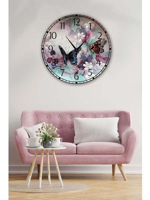 PremiumPort Retro Tarzda 35X35 cm Şık Duvar Saati, Modern Dekorasyon Için Ideal