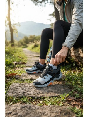 Enoch Erkek Siyah Su Geçirmez Outdoor Trekking ve Dağ Yürüyüş Ayakkabısı