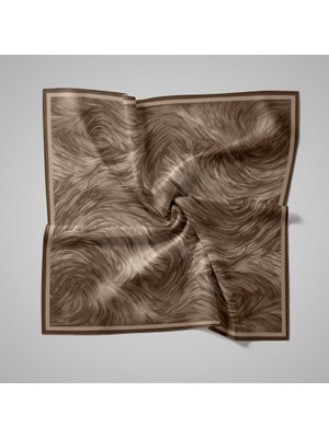 Piramit Naturel Eşarp | Rüzgar