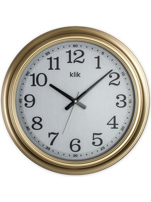 PremiumPort 46 cm Sessiz ve Şık Duvar Saati, Modern Tasarım