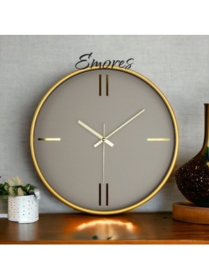 PremiumPort 30 cm Gerçek Cam Sessiz Mekanizma Duvar Saati, Şık ve Modern Tasarım