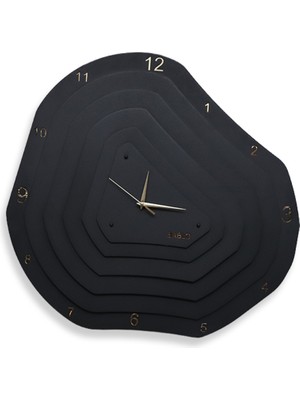 PremiumPort Modern Işıklı Piramit Duvar Saati, Şık Tasarım ve Dayanıklı Malzeme