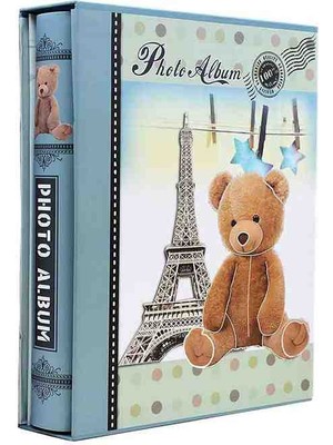 200'LÜK 10X15 Kutulu Ayı Figürlü Fotoğraf Albümü