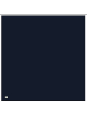 Belli Düz Twill Ipek Eşarp - 444053-02 Lacivert
