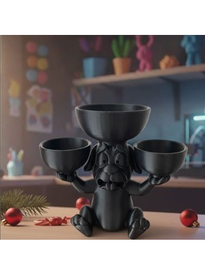 3D Boyuthane Dekoratif Çok Amaçlı Kase & Sunum Figürü