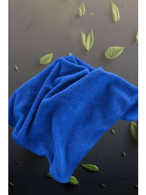 Gampus Çok Amaçlı Mikrofiber Temizlik Bezi Mavi 40X40 cm Temizlik Bezi Araç Temizleme Kurutma Bezi 1 Adet