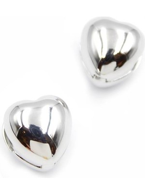 Vexor Kalp Küpe - Gümüş