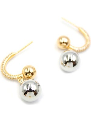 Vexor Top Halka Küpe - Gümüş