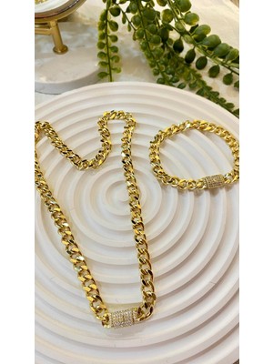 Vıp 14K Monaco Gurmet Model Xuping Kolye ve Bileklik Seti