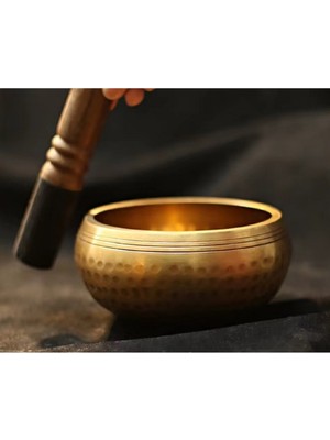 Feyza Design Yoga Kase Tibet Çan, Meditasyon ve Şifa Için 15CM Müzik Enstrümanı