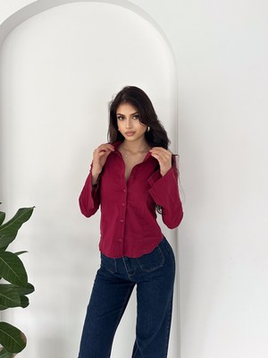 Beka  uzun kollu vücuda oturan gömlek