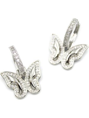 Vexor Kelebek Küpe - Gümüş