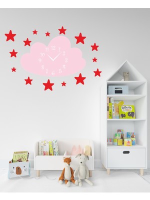 PremiumPort Renkli ve Eğlenceli Çocuk Odası Duvar Saati, Şık ve Kullanışlı Dekorasyon