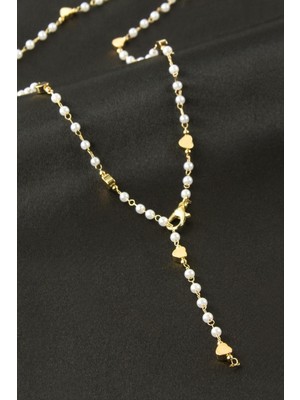 Marsilyan Kalp Inci Y Kolye