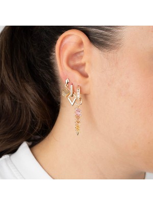 Zuum Özel Seri 3lü Zirkon Küpe