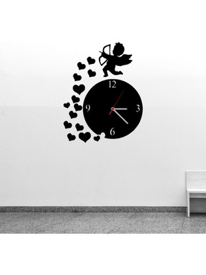 PremiumPort Modern Mdf Duvar Saati, Şık ve Dayanıklı Tasarım, Ev ve Ofis Dekoru