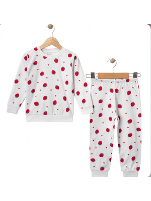 Kızçocuk Çilekli Pijama Takımı
