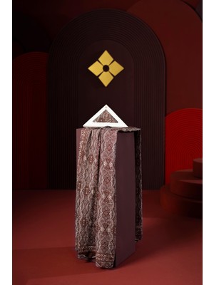 Jawel Kadın Petra Müslin Etnik Şal