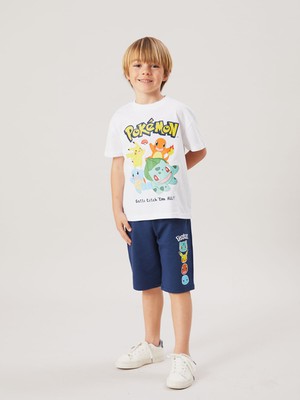 Lc Waikiki Yeni Sezon Pokemon Baskılı Erkek Çocuk Şort