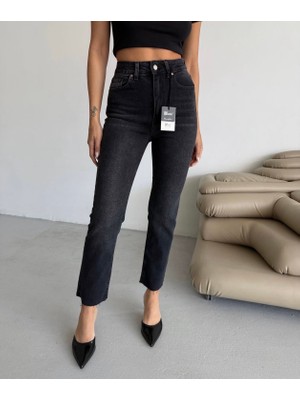 Aida Fashion Kesik Psça Boyfit Jeans