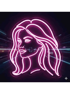 Kamer Neon LED Işıklı Barbie 40 cm